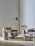Hugo Gia Swivel Chair White Bark