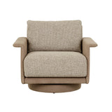 Hugo Gia Swivel Chair Truffle Weave