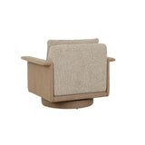 Hugo Gia Swivel Chair Truffle Weave
