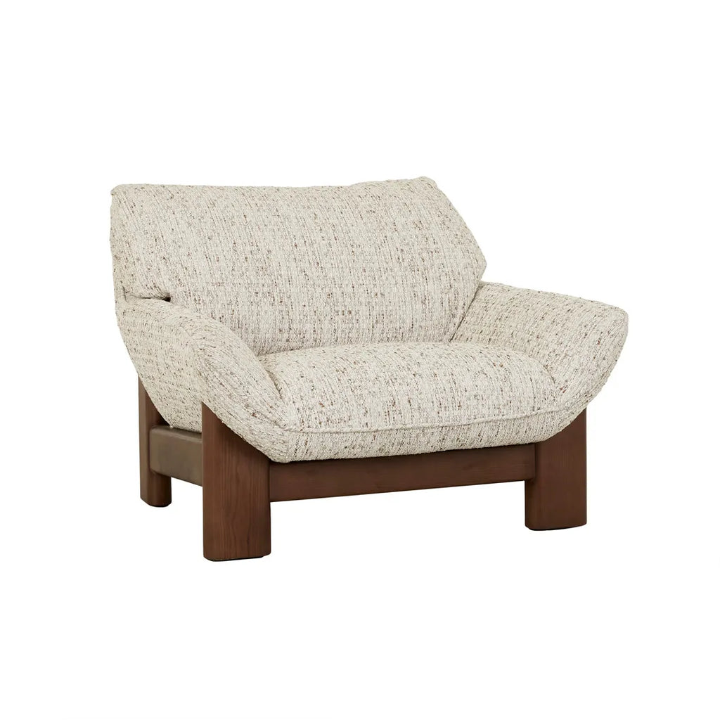 Juno Bowie Sofa Chair River Birch/Walnur