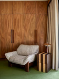 Juno Bowie Sofa Chair River Birch/Walnur