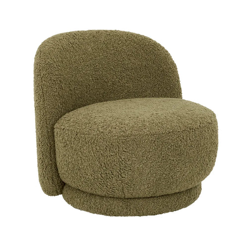 Ina Chair Moss Sherpa