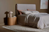 Pluto Oval Marble Side Table Natural