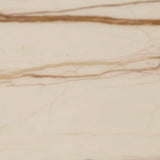 Pluto Oval Marble Side Table Natural