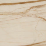 Pluto Oval Marble Side Table Natural