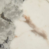 pluto oval marble side table black