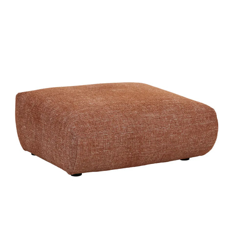 Juno Cloud Ottoman Brick