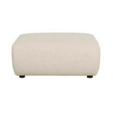 Juno Cloud Ottoman Cashew Tweed