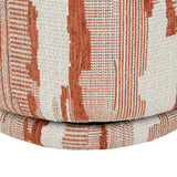 Kennedy Ridge Ottoman Rust Clay