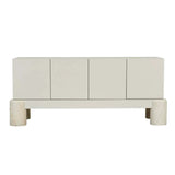 Pablo Buffet Shell/Brown Vein Marble