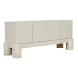 Pablo Buffet Shell/Brown Vein Marble