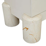 Pablo Buffet Shell/Brown Vein Marble