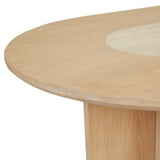 anton marble dining table natural