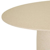 Livorno Sphere Dining Table Six Seater Sand Fleck