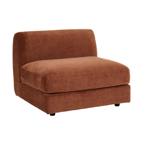Madrid Curve Centre Sofa Chestnut