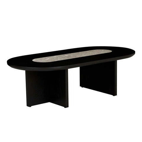 anton marble coffee table black