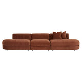 Madrid Curve Centre Sofa Chestnut