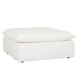 Madrid Retreat Ottoman Dove Linen