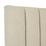 Madrid Channel Bedhead Queen Malt Boucle