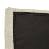 Madrid Channel Bedhead Queen Malt Boucle