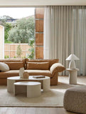 Oberon Curve Nest Coffee Table Natural