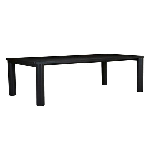 flint dining table 2860mm black