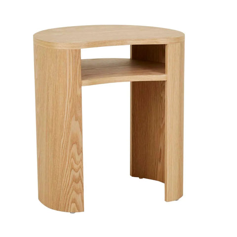 Oberon Curve Side Table Natural