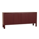 Oliver Fluted Buffet Burgundy