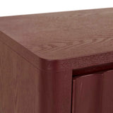Oliver Fluted Buffet Burgundy