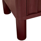 Oliver Fluted Buffet Burgundy