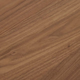 Seb Pedestal Side Table Low Walnut