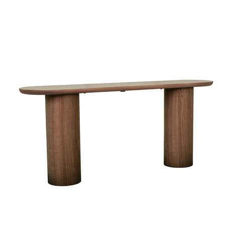 Seb Oval Console Walnut