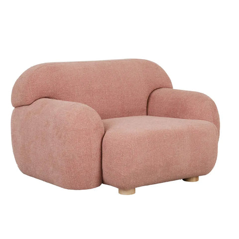 Sidney Plump Sofa Chair Blush Pink
