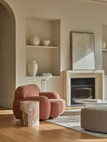 Sidney Plump Sofa Chair Blush Pink