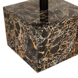 Verona Pillar Coffee Table Golden Portoro