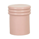 Hanson Round Side Table Dusty Rose