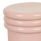 Hanson Round Side Table Dusty Rose