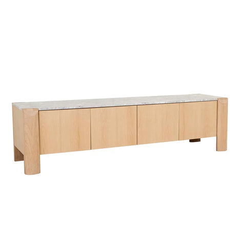 Willa Marble Entertainment Unit Grey
