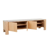 Willa Marble Entertainment Unit Grey