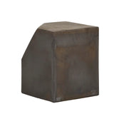 hanson cube side table granite black