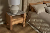 Willa Marble Bedside Grey