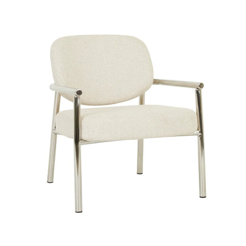 Lori Metal Armchair Brioche Boucle