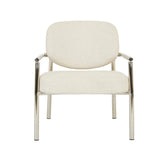 Lori Metal Armchair Brioche Boucle