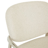 Lori Metal Armchair Brioche Boucle