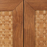 hazel storage unit teak