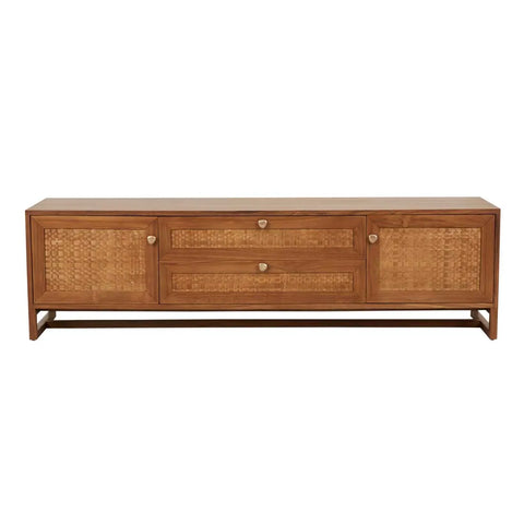 hazel entertainment unit teak