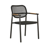 Valencia Weave Dining Chair Carbon Grey