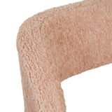 eleanor armchair blush sheepskin