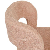 eleanor armchair blush sheepskin