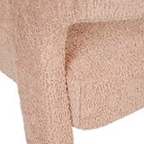 eleanor armchair blush sheepskin